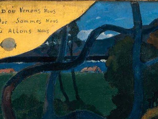 Section of a Painting by Paul Gauguin