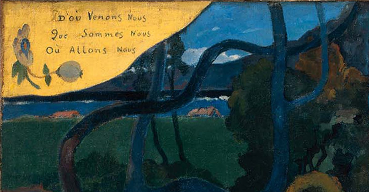 Section of a Painting by Paul Gauguin
